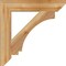Ekena Millwork Imperial Slat Rough Sawn Bracket, Western Red Cedar, 4"W x 24"D x 24"H BKT04X24X24IMP06RWR - alternate 3